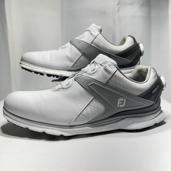FootJoy Pro SL BOA Laceless Golf Shoes White Grey Size 9 main image 9